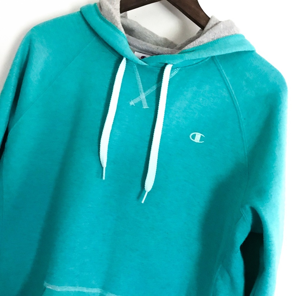 Champion Hoodie-Aqua